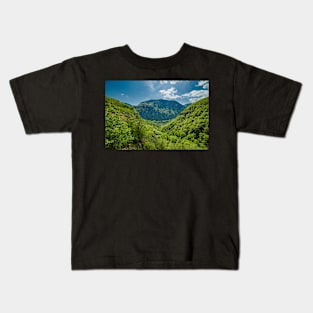 Mountain landscape on springtime Kids T-Shirt